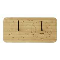 Northcore Wall Mounted Bamboo Time & Tide Clock (Landscape)